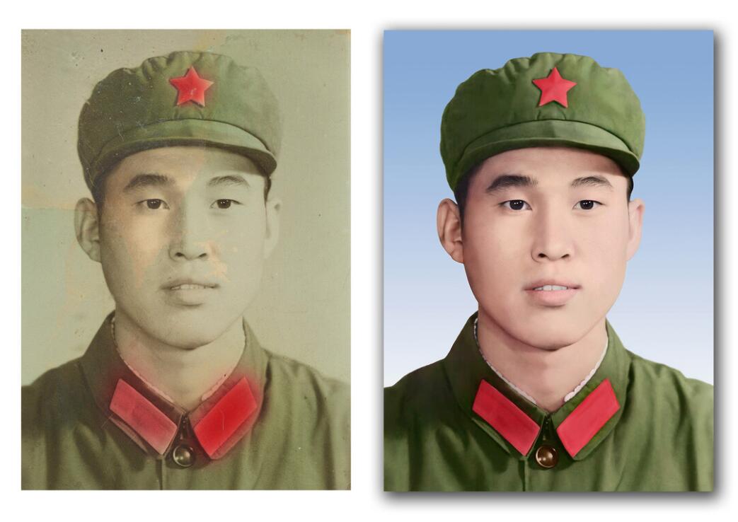 义马破损照片修复-18